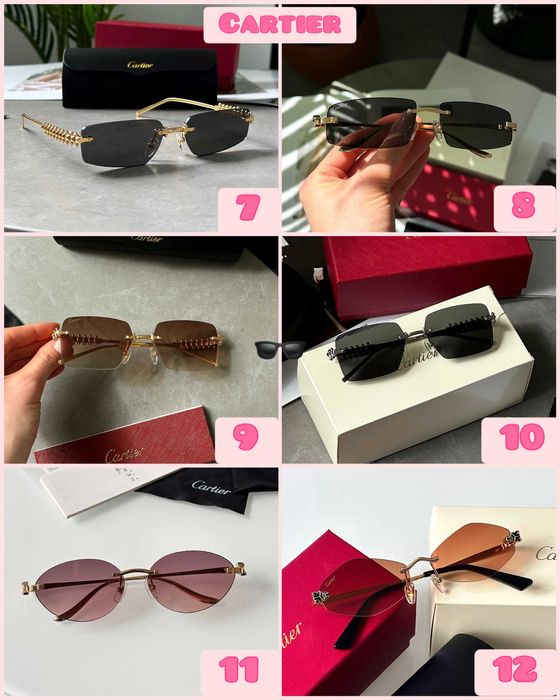 ‼️БЕЗ ПЕРЕДПЛАТИ Окуляри преміум брендів | Cartier | Gucci | Miu Miu‼️