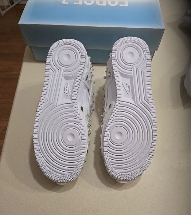 ДОСТАВКА 1-2 ДНІ‼️Nike Air Force Swarovski White(Білі),сваровскі,air f