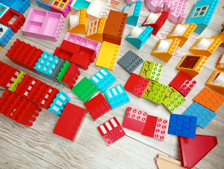 Dach ściana okno drzwi LEGO Duplo