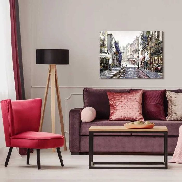 Obraz na płótnie 60x80 cm Styler Canvas Watercolor ST243 Paris 2