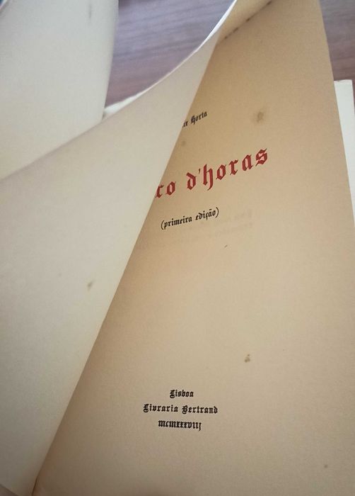 Livro d'horas, Felix Horta 1ª Edição (1938)
