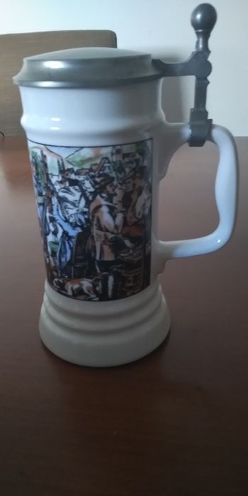 Caneca Cerveja porcelana genuína ale. Alema6