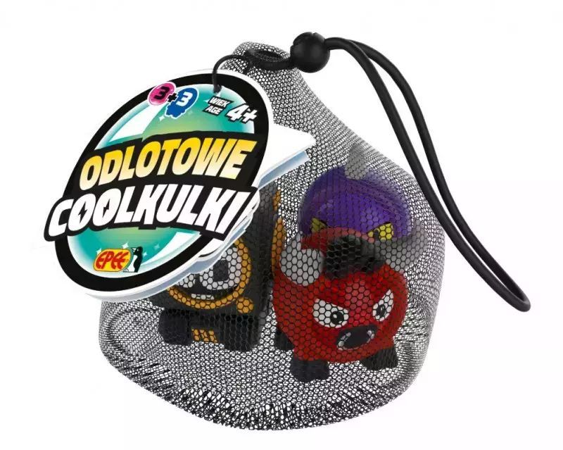 Figurka Odlotowe Coolkulki -  3 kulki + 3 ubranka - siatka. Epee