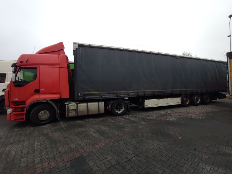 Zestaw Renault premium dxi 460 z naczepą kogel 2012r -zestaw