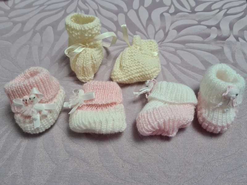Sapatinhos bebé croché