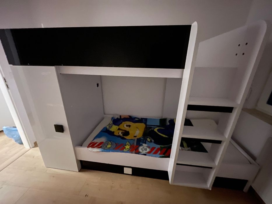 Łóżko piętrowe 3 osobowe