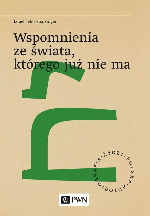 Wspomnienia Ze Świata, Którego Już Nie Ma. Wydawnictwo Naukowe Pwn. Nowy Produkt