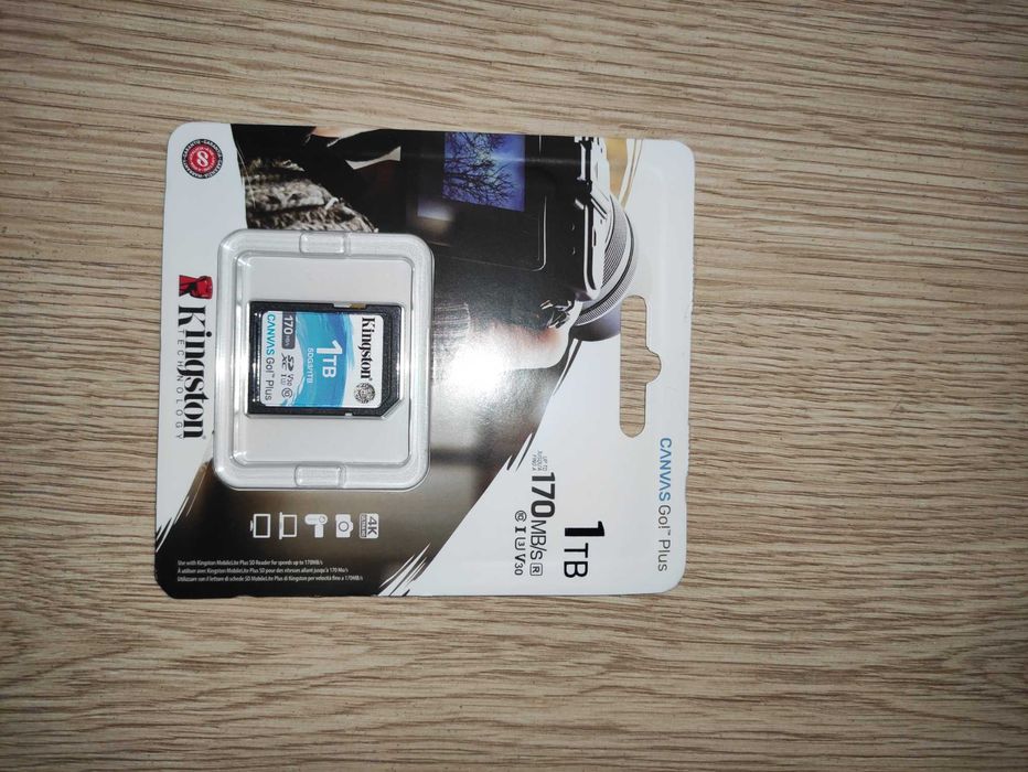 Nowa karta pamięci Kingston 1TB Canvas Go! Plus 170MB/90MB