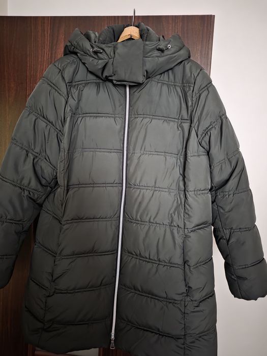 Kurtka damska zimowa  ciemna  zieleń roz.46