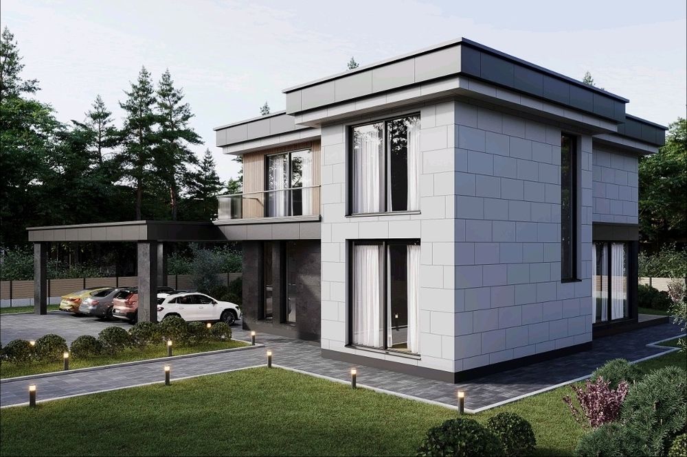 Будинок 290 м2 ліс панорама басейн сауна цоколь містечко с. Ходосівка