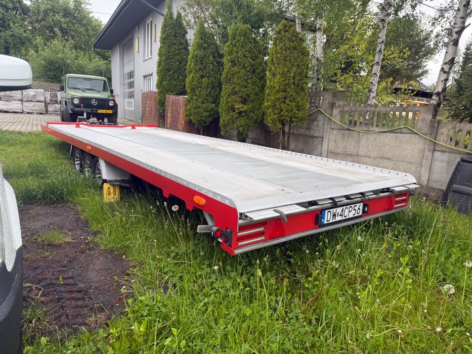 BFZ Przyczepa 3 osie, 3.5T DMC, wciągarka, zamiana