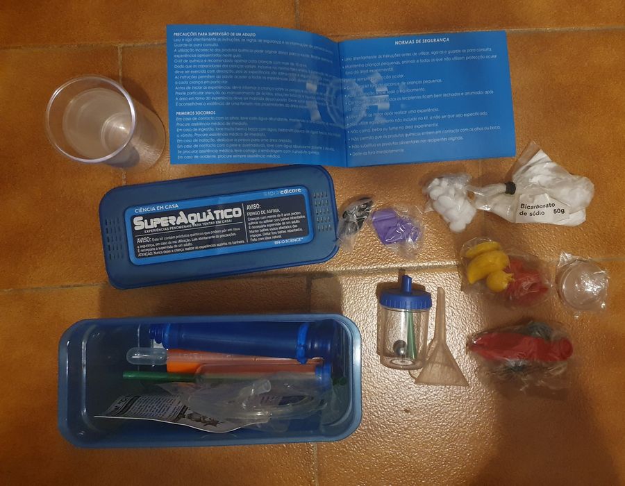 Kit ciência em casa