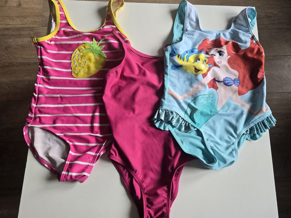 Zestaw 2 strojów kąpielowych 110-116cm