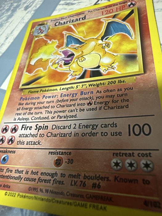 Charizard Antigo 120HP