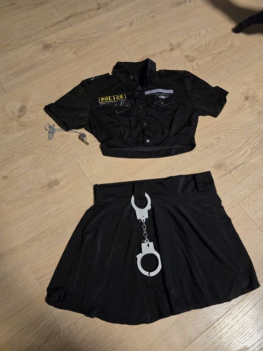 Przebranie Pani policjant, rozmiar 38, kostium, halloween