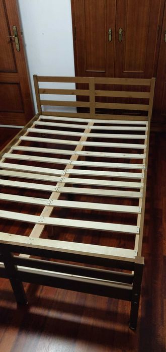 Estrutura de cama 120x200 cm VidaXL