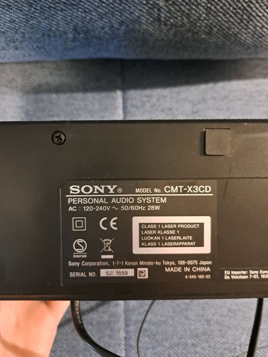Radio sony CMT-X3CD