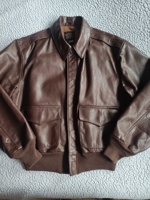 Nowa unikalna kurtka lotnicza A-2 Avirex horsehide pilota XL