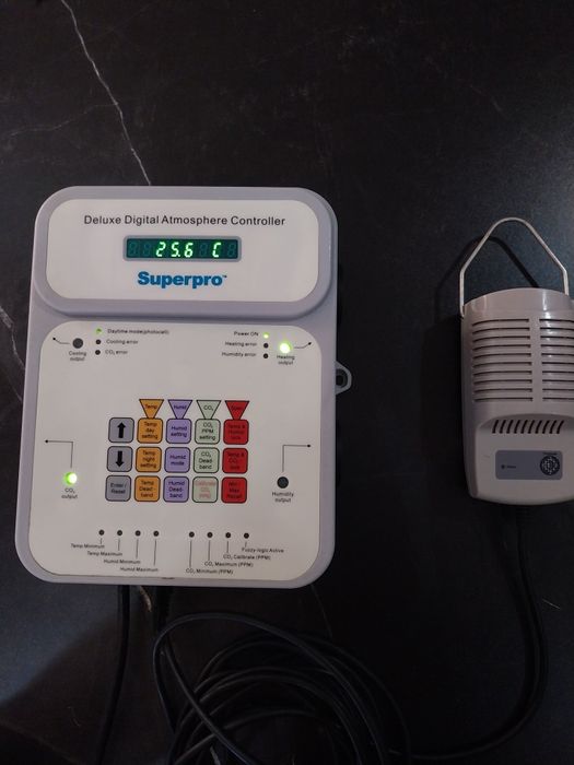 Controlador clima SuperPro DDAC-1 CO2, Humidade,Temperatura