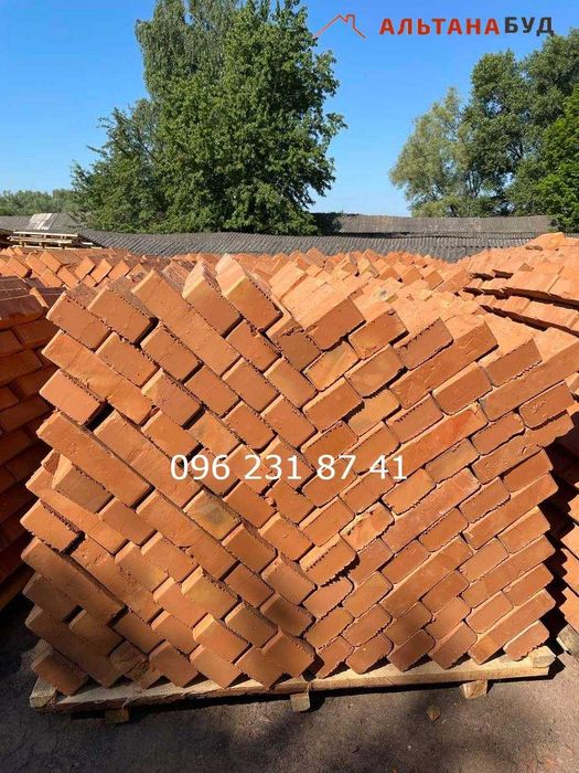 Цегла рядова Вінницька м145 повнотіла, кирпич рядовой с доставкой