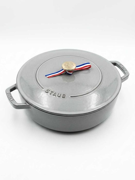 Patelnia żeliwna Staub Chistera 28 cm / 3.7 L Szary (Graphite Grey)