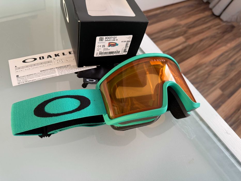 Gogle OAKLEY target lime Antifog narciarskie snowboard ski