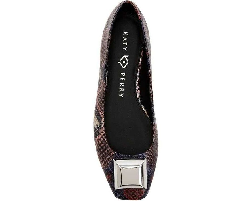 Katy Perry baleriny Evie Stud Red Multi, skóra ekologiczna rozmiar 37