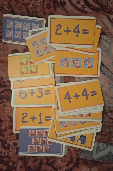 Cartas Matemática Winnie the Pooh Disney
