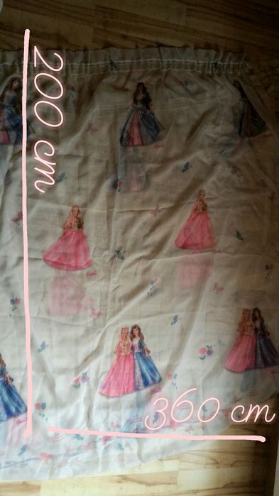 Firanka ksiezniczki barbie