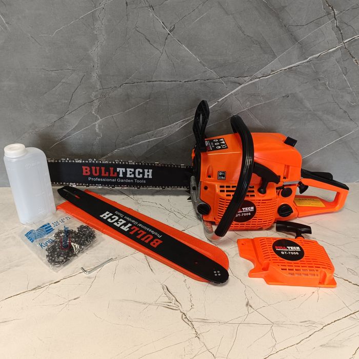 Piła spalinowa łańcuchowa bulltech 2x prowadnica