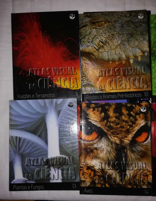16 livros, atlas visual da ciência