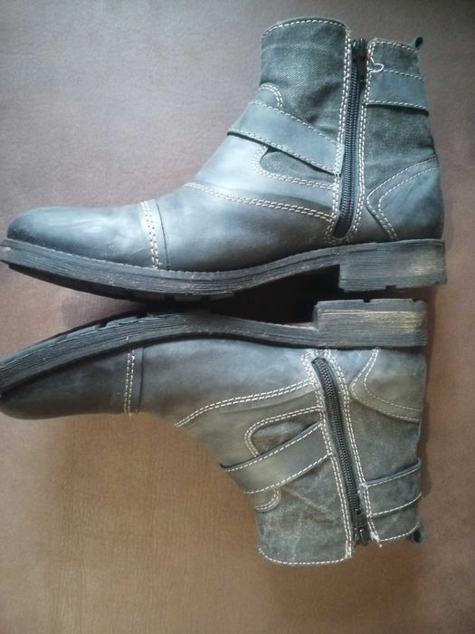 мужские кожаные  ботинки bugatti