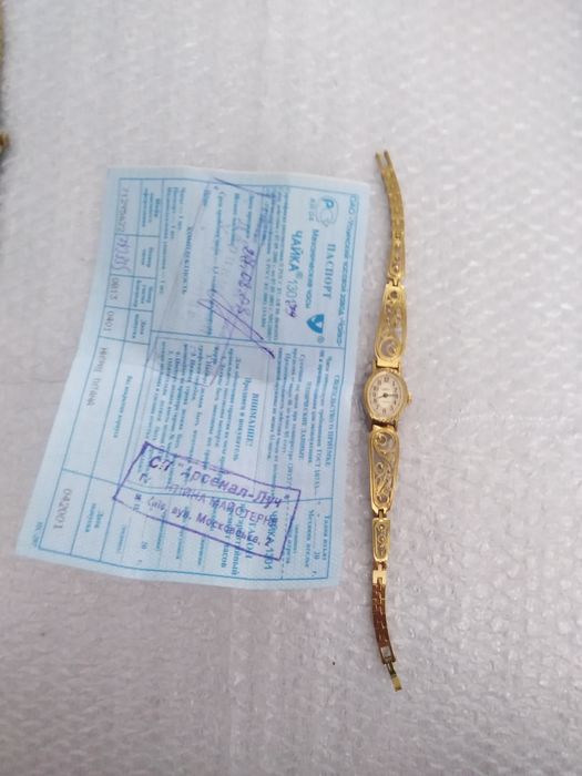 Продам позолоченные женские часы (хороший подарок)