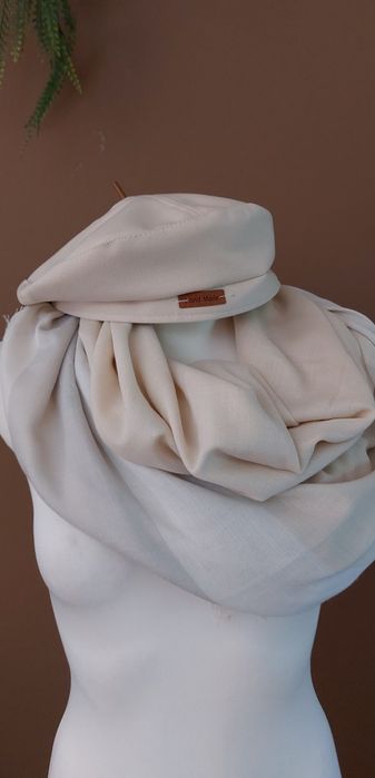 Komplet beret i chusta