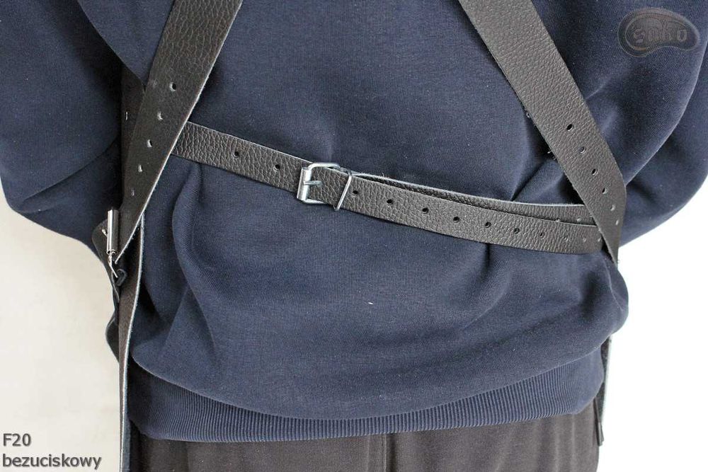 Skórzany fartuch ochronny F20 bezucisk rzeźniczy/spawalniczy/kucharski