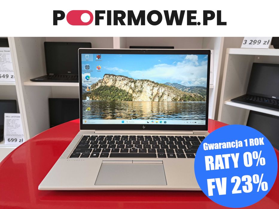 14" Laptop HP Elitebook 840 G8 i5-11GEN 16GB/256SSD IRIS 2gb FullHD IPS Win11 HDMI Gwarancja 12mc Faktura 23% PoFirmowe.pl