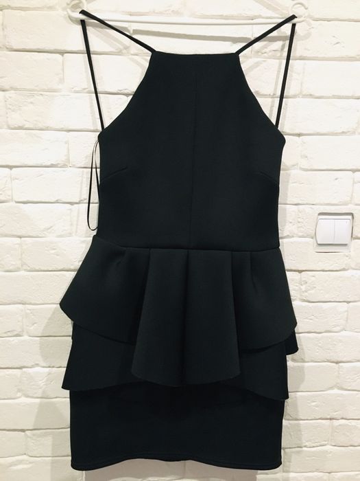 Sukienka czarna piankowa