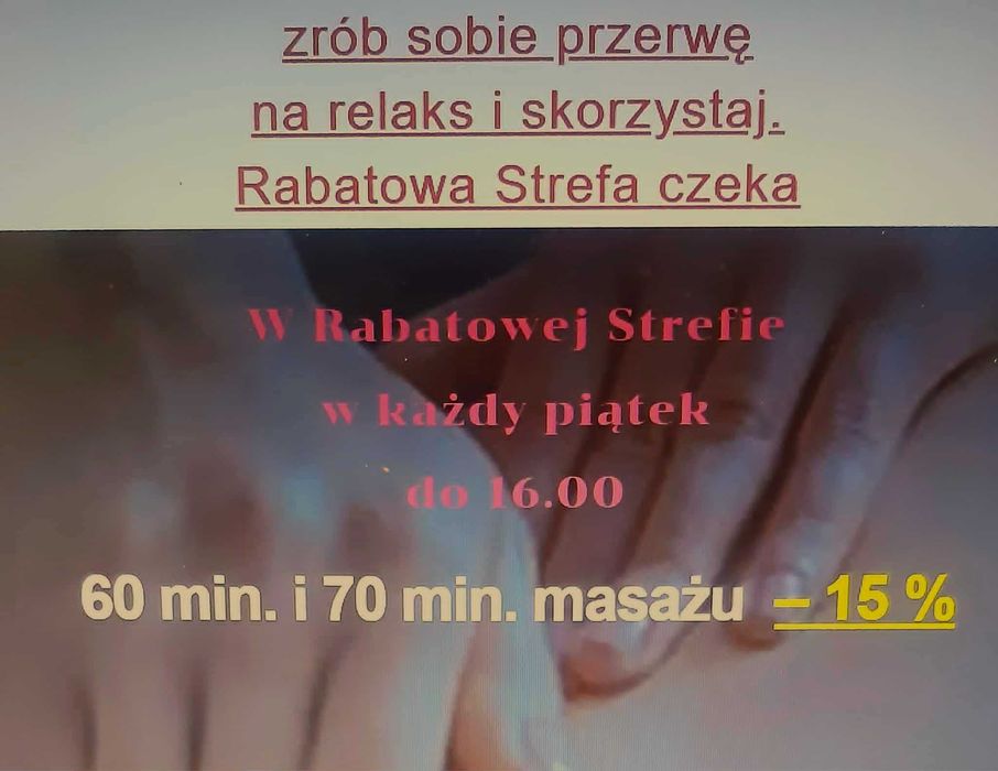 Masaż relaksacyjny i z elementami klasycznego dla mężczyzn Koszalin