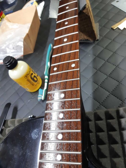 Gitara elektryczna Epiphone Gibson LP Junior wzmacniacz NOVANEX tremol
