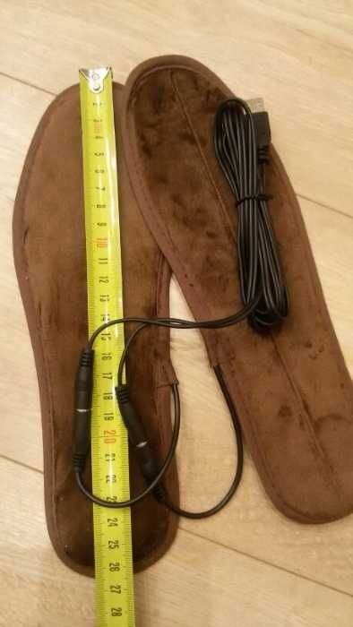 Стельки теплые с подогревом от USB для обуви ног