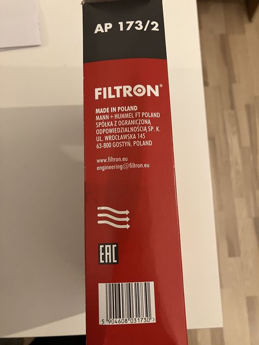 Filtr powietrza filtron 173/2