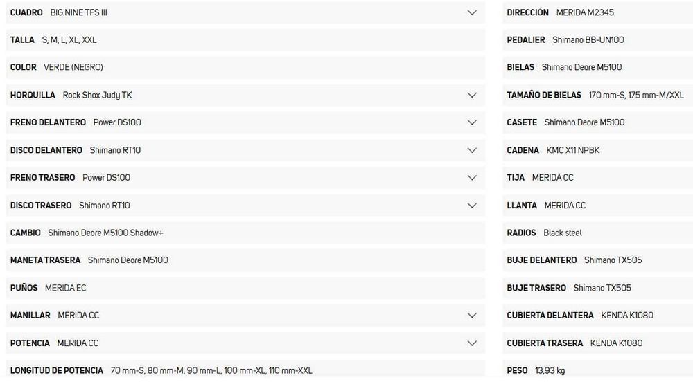 Merida BIG.NINE 80 11V