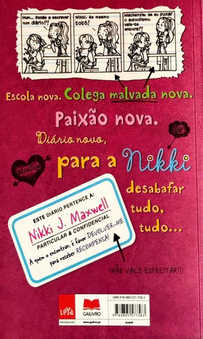 Diário de uma Tótó 1 **Como novo, estimado