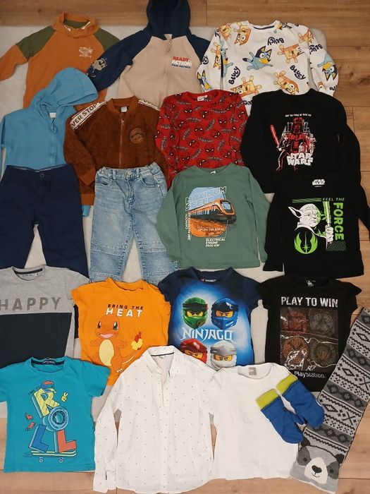 20szt. dla chłopca rozmiar 116cm