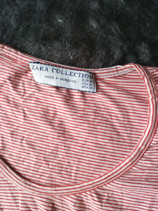 T-shirt z bufkami Zara Collection