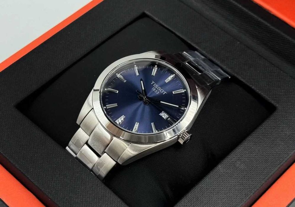 Часы Tissot Gentleman 40мм синие