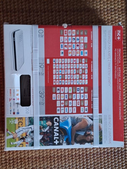 Dekoder hd z nagrywaniem , nc+ starter , nowy