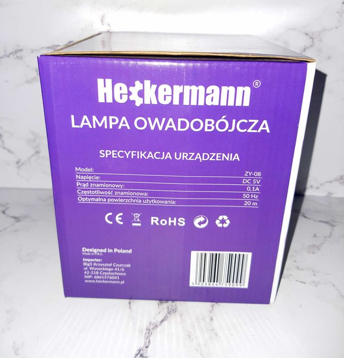 Lampa Owadobójcza na Owady Usb 360°