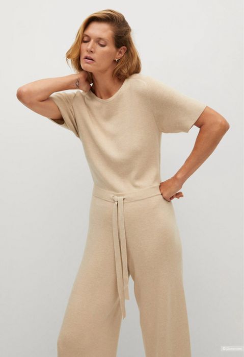 Трикотажний комбінезон mango костюм теплий комбинезон костюм вʼязаний