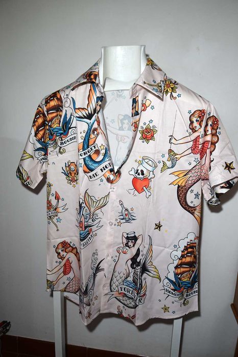 Camisa Tatuagens Marinheiro - NOVA